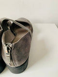 EILEEN FISHER Marlow Mary Jane
Wedge Gray Suede Women's Size 9.5