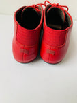 Camper Girl Right Red Nina Lace Up Square Toe Shoes/Ankle Boots Women’s Size 38