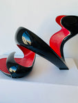 Julian Hakes London Mojito Architectural 3D Shoes In Black and Red Size 38