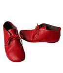 Camper Girl Right Red Nina Lace Up Square Toe Shoes/Ankle Boots Women’s Size 38