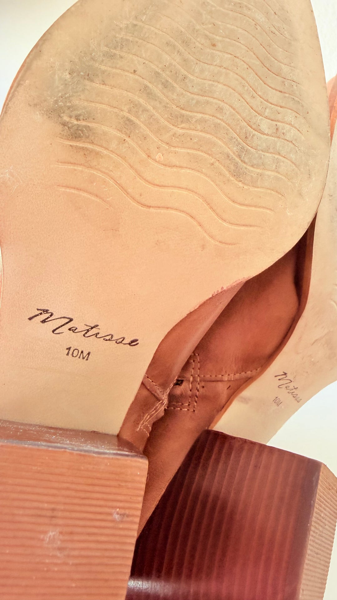 Matisse Caty Brown Leather Boots Size 10