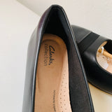 Clark’s Collection Women’s Juliet Monte Flats In Black /Patent Size 10 New in Box