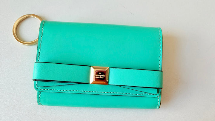 Kate Spade Darla Montford Tiffany Blue Keychain Wallet