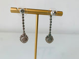 Sorrelli Pale Blue And Clear Crystal Evening Drop Pierced Earrings