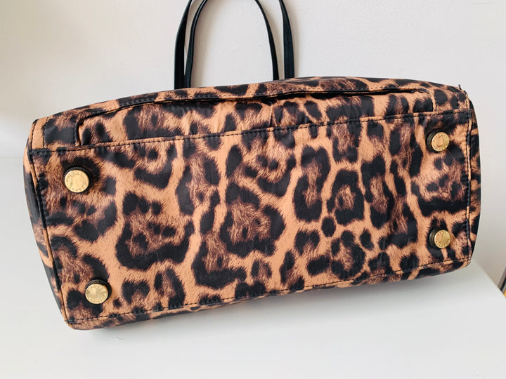 Michael Michael Kors Kelsey Medium Leopard Print Nylon Tote