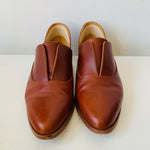 Nisolo Emma d’Orsay Oxford Flat In Brandy Leather Size 7.5