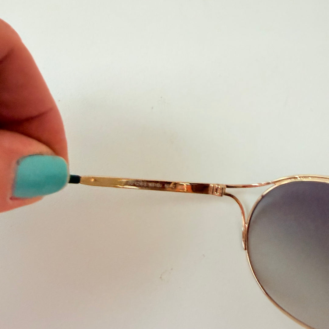 Gucci 4216 Gold Aviator Sunglasses