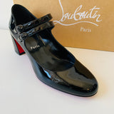 Christian Louboutin Miss Jane 55 Patent Leather Shoes Size 37 NEW IN BOX