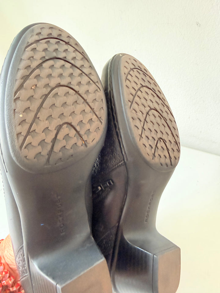 Cobb Hill By Rockport Kailyn Vamp Black Booties Women’s Size 9
