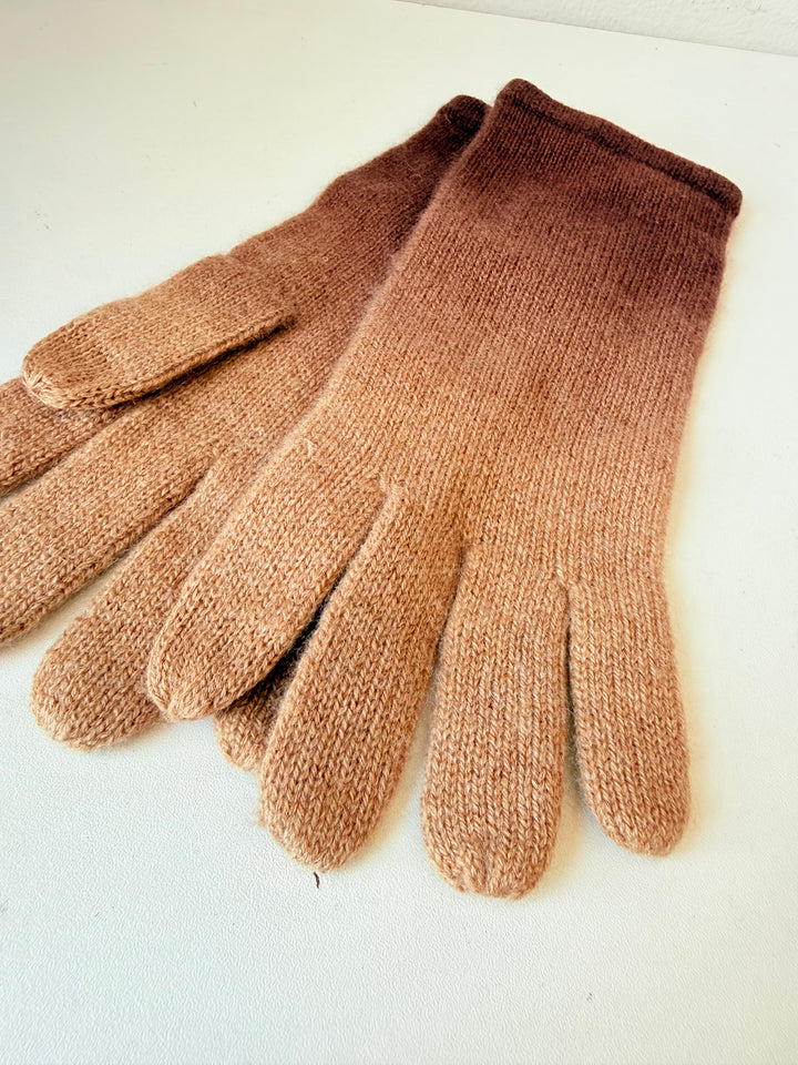 Ombré Brown/ Tan Gloves