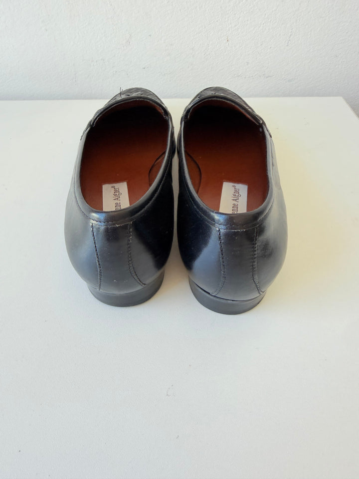 Etienne Ainger Ally Leather Tassel Loafers Size 8M