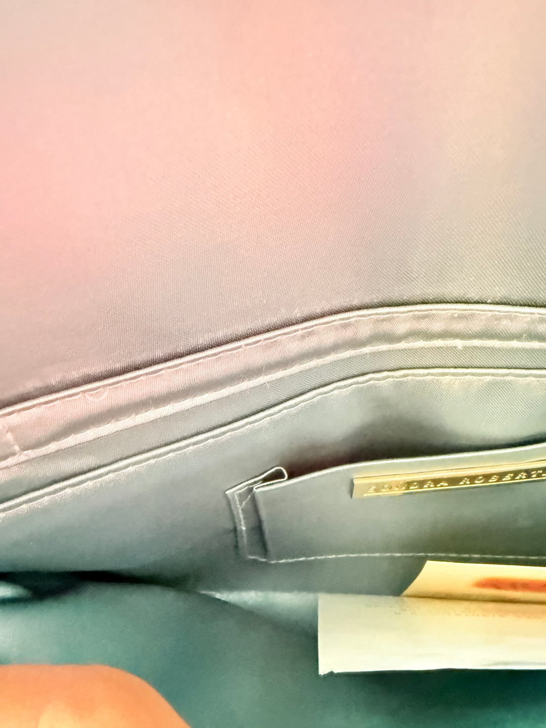 Sondra Roberts Rainbow Beaded Folded Clutch Handbag