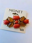 Monet Rust Brooch NWT