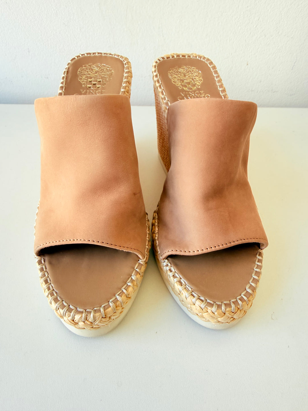 Vince Camuto Brissia Espadrille Wedge in Tortilla Size 8.5