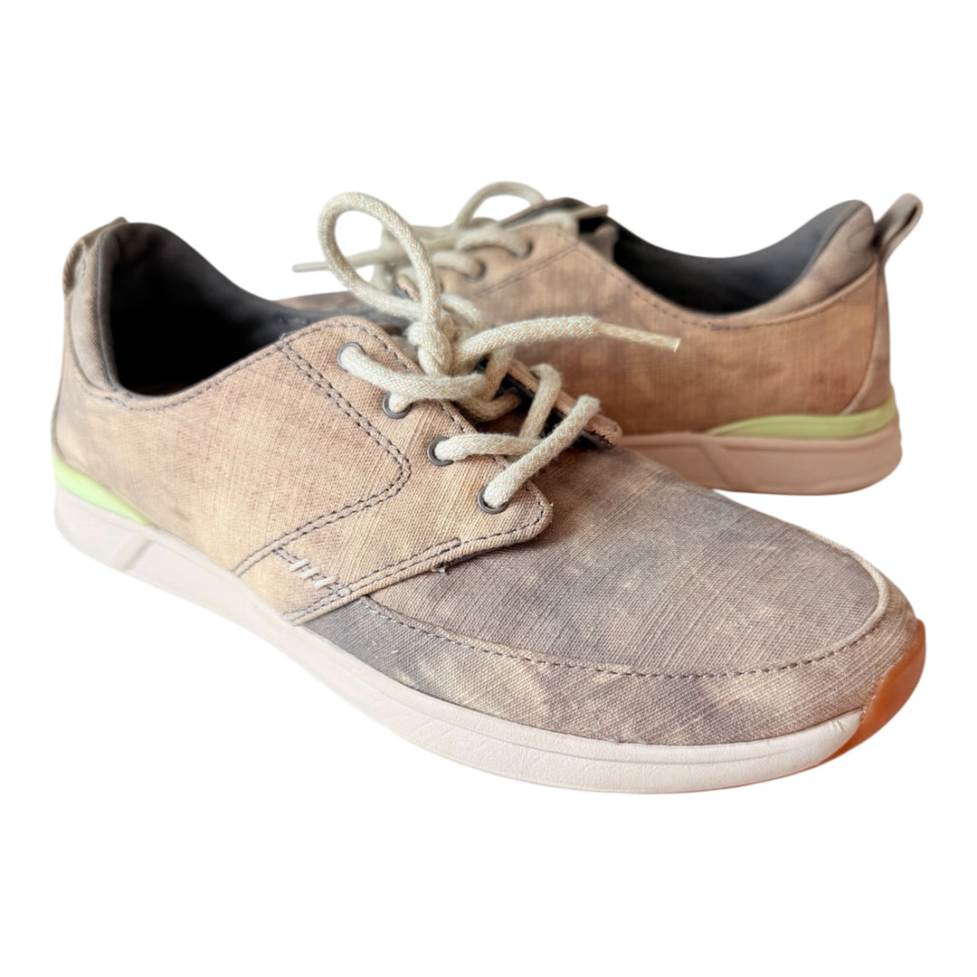 Reef Rover Low TX Low Top Tie Dye Canvas Sneakers Size 8