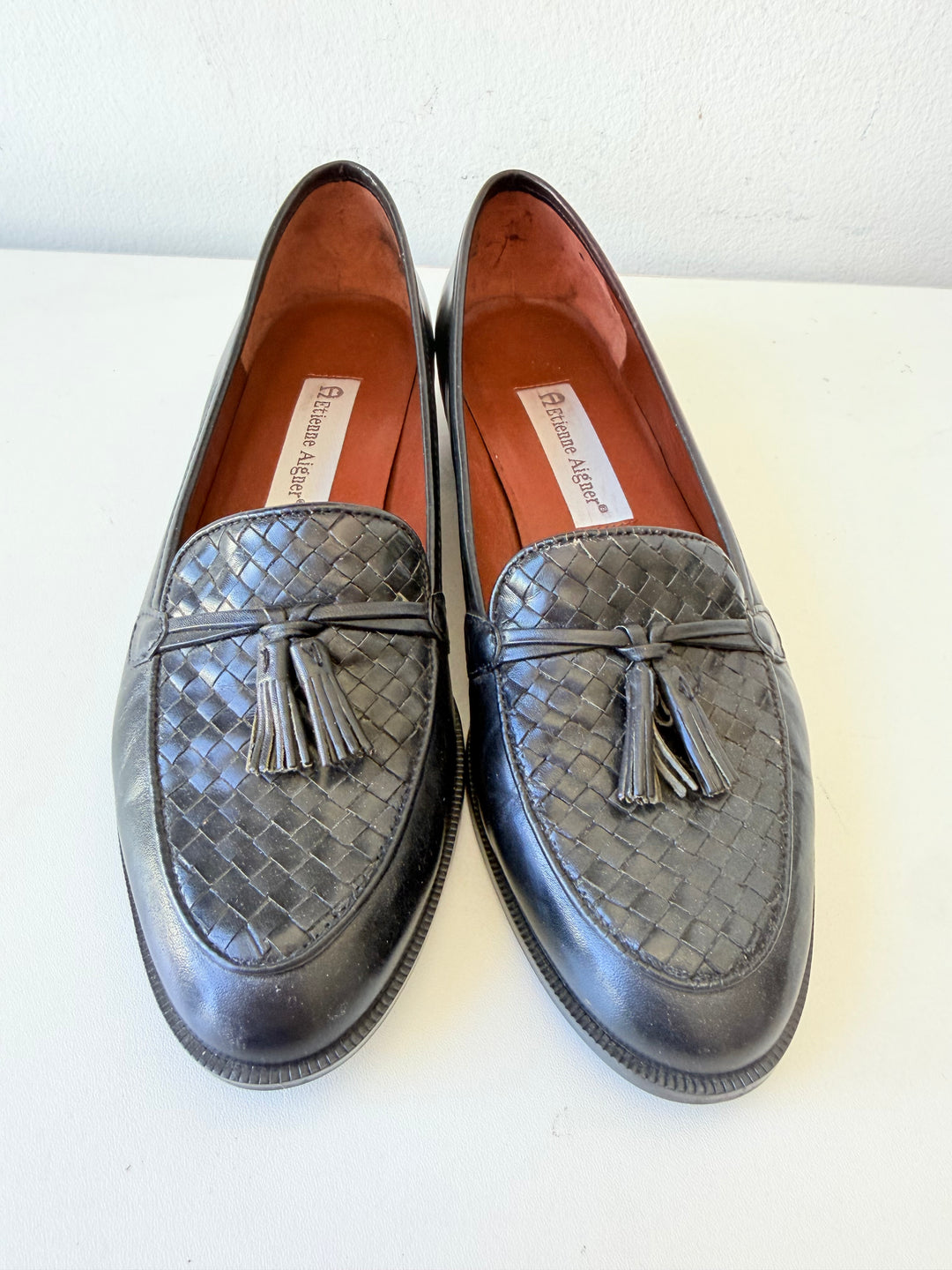 Etienne Ainger Ally Leather Tassel Loafers Size 8M