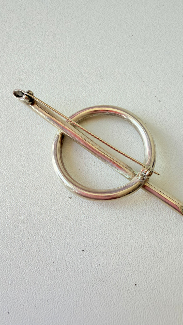 Silver Minimalist Brooch