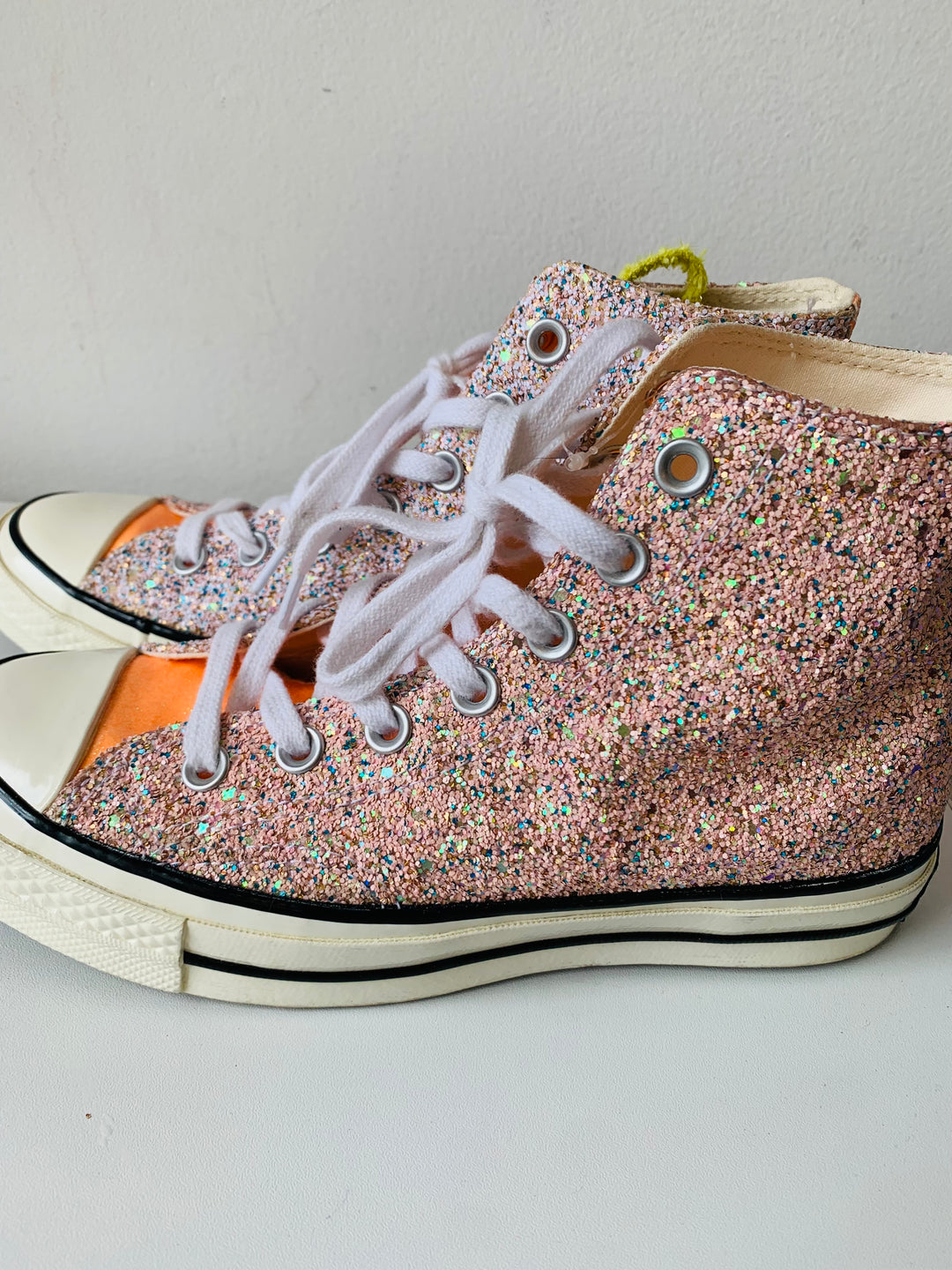 Converse Chuck 70 High JW a Anderson Glitter Nasturium Sneaker Size 6.5 Women’s New Never Worn