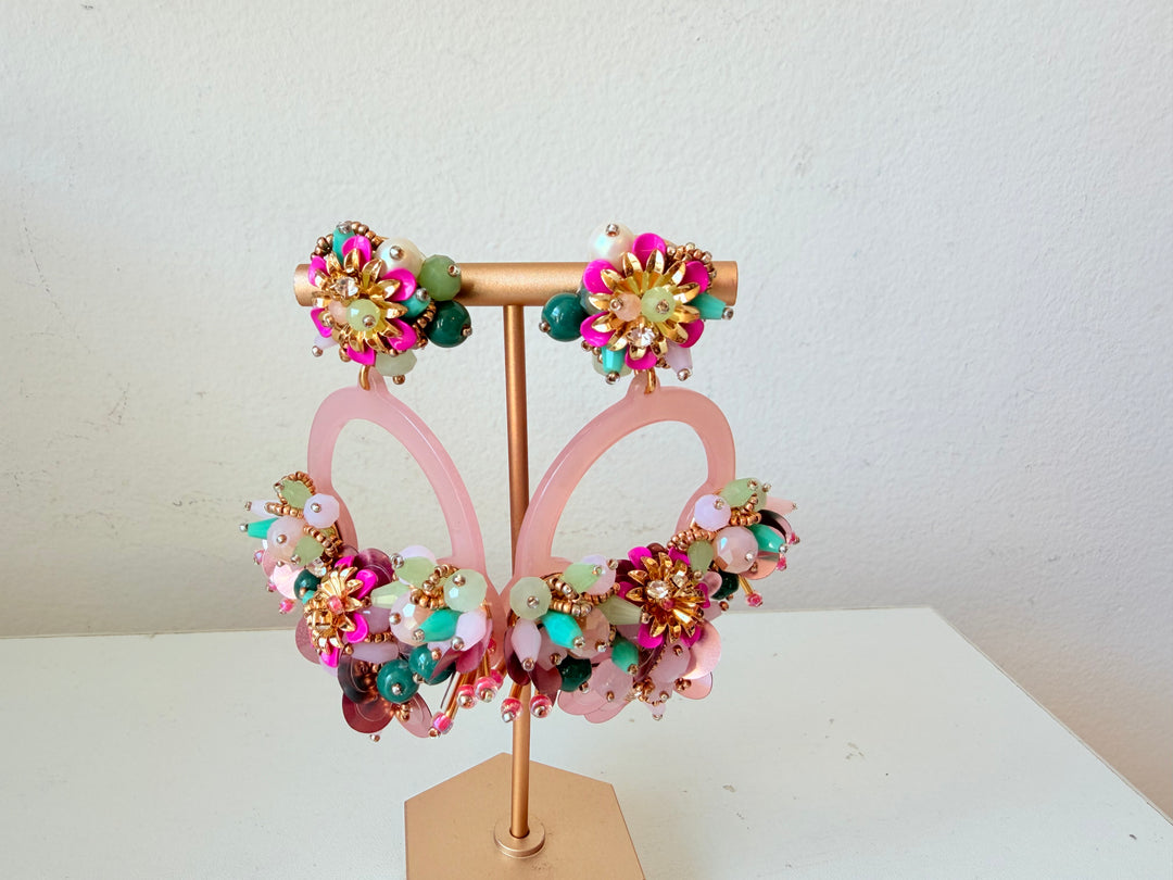 Kate Spade New York Vibrant Life Hoop Earrings Rare