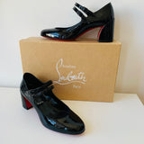 Christian Louboutin Miss Jane 55 Patent Leather Shoes Size 37 NEW IN BOX