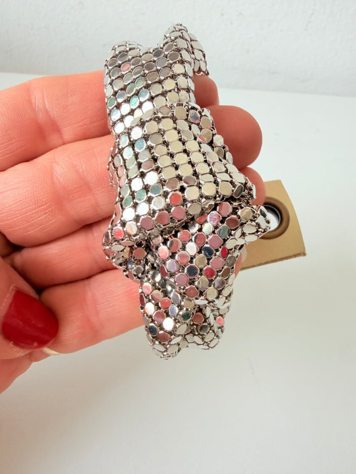 Anthropologie Silver Tone Mesh Bracelet New with Tags