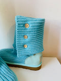 UGG Classic Cardy Aqua Women’s Knit Boot Size 7 New