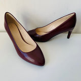 Cole Haan Classic Burgundy Leather Women’s Pump Size 8