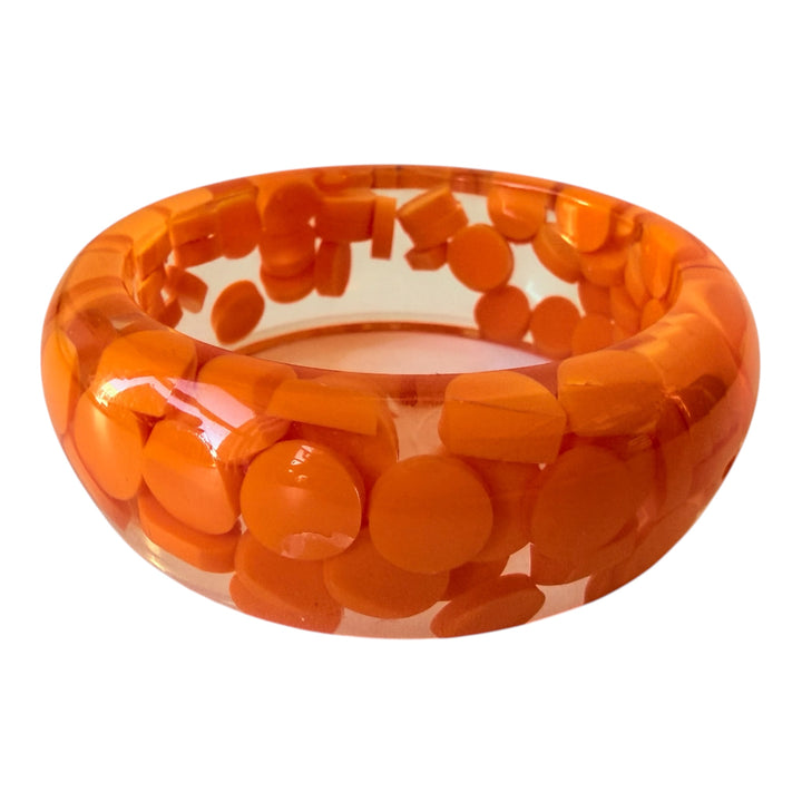 Sobral Vintage Orange Resin Bangle