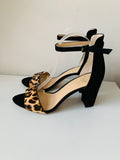 Vince Camuto Leopard Print Ankle Strap Sandals Size 10 New