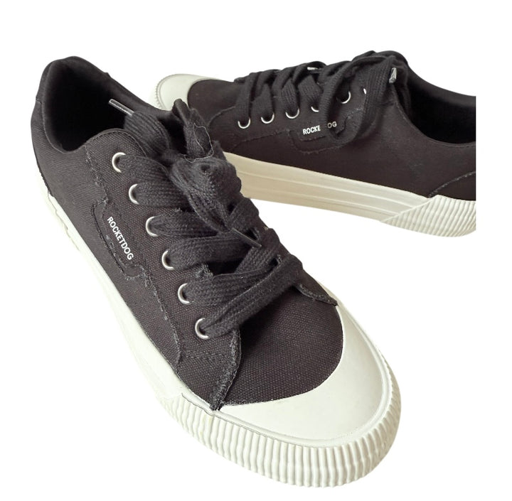 Rocketdog Black Canvas Sneakers Size 8