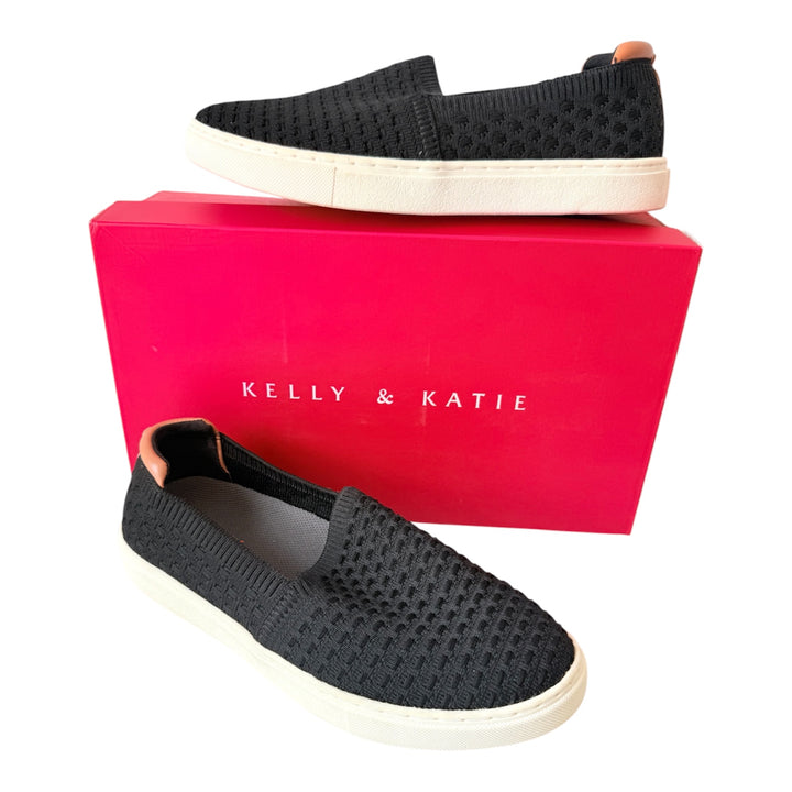 Kelly & Katie Kk-Estarr Black Slip On Shoes Size 7.5 Wide