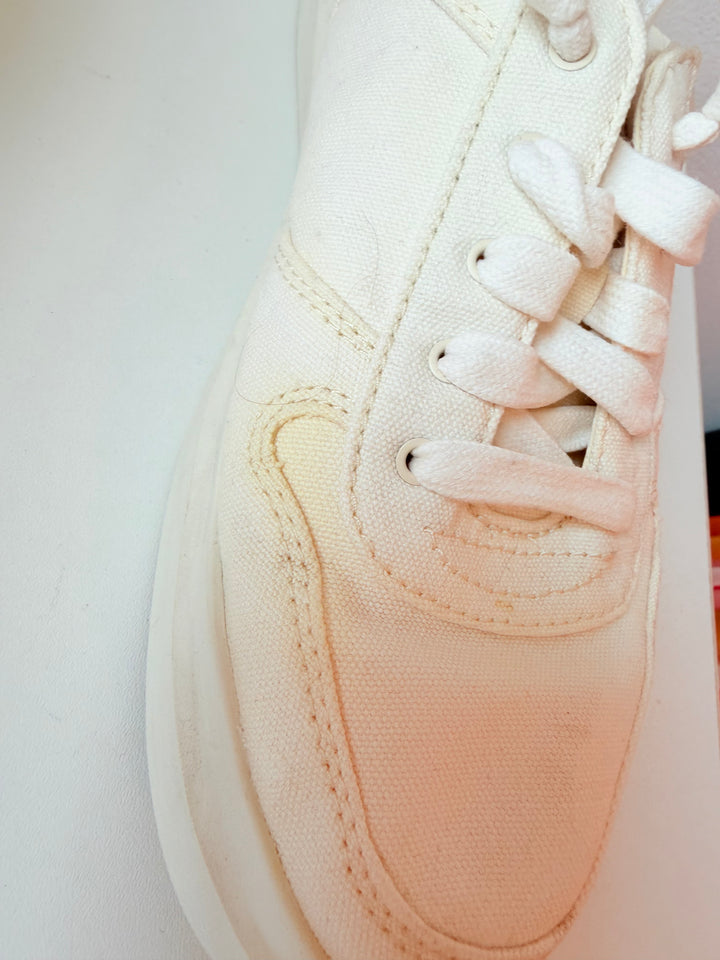 Cole Haan Grand Pro Series Rally Canvas Mule Sneakers in Cream Size 8 Women’s