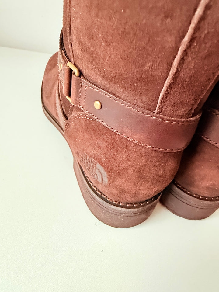 The North Face Women’s Bridgeton Brown Suede Knee Boots Size 8.5