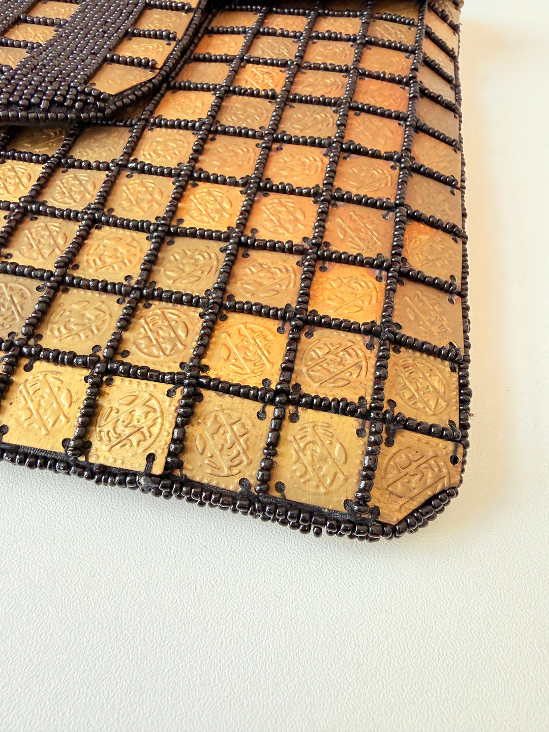 Akira Rhinestone And Metal Handbag