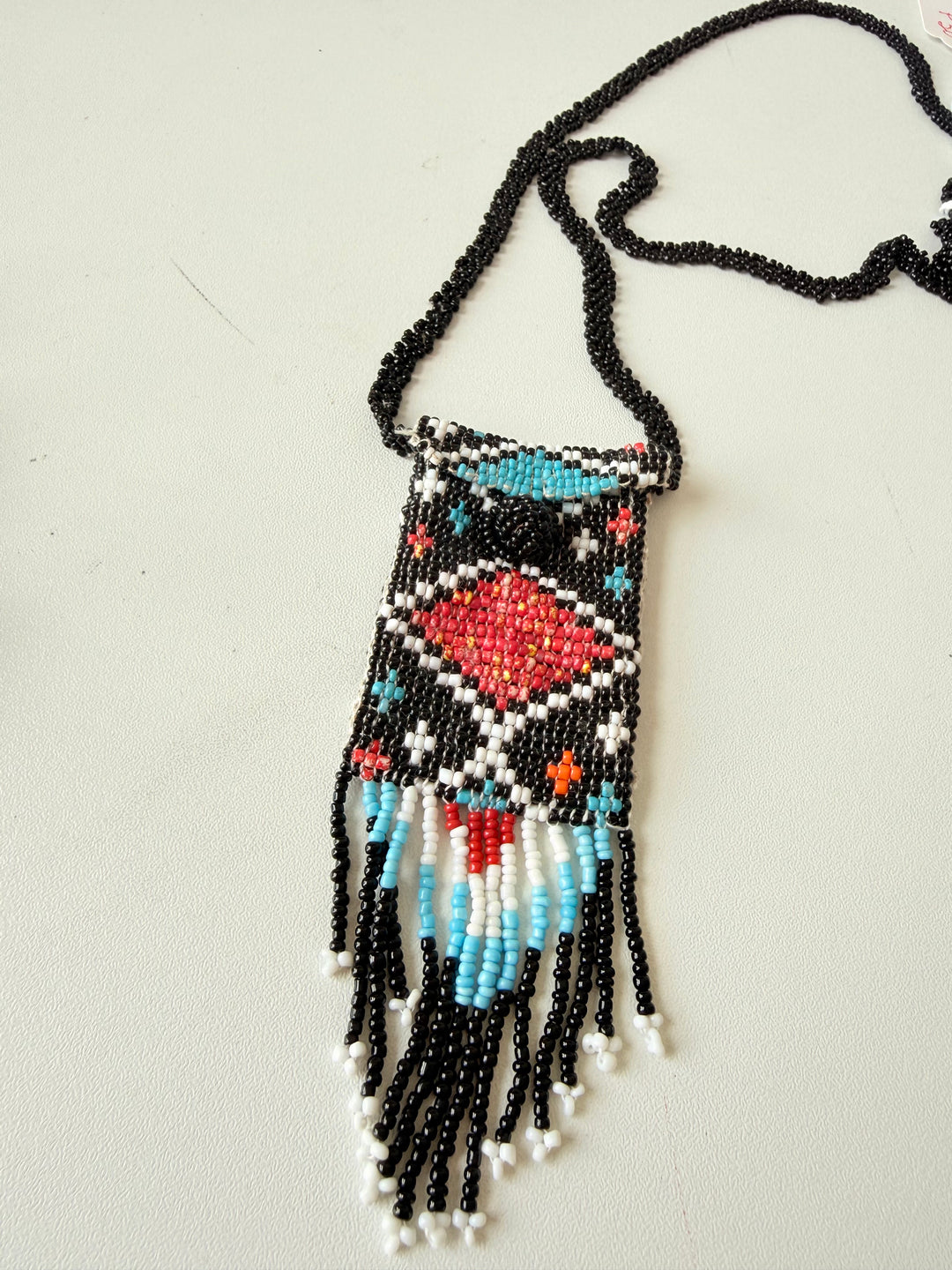 Handmade Geometric Thunderbird Style Necklace