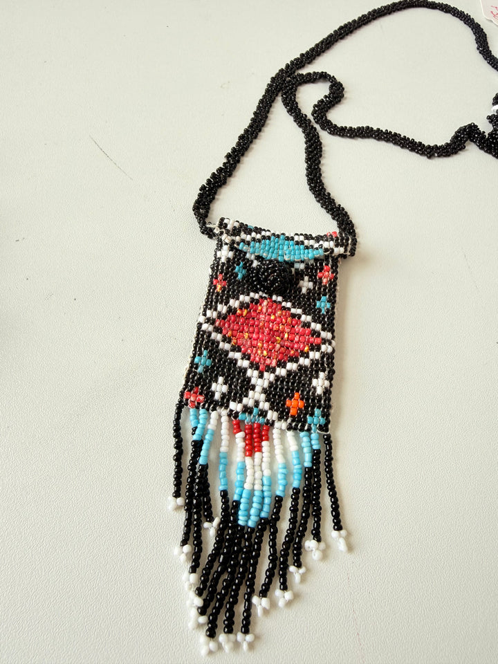Handmade Geometric Thunderbird Style Necklace