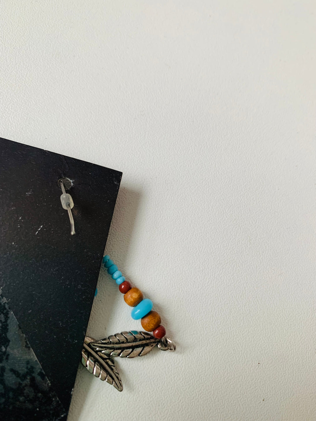 Beaded Fishook Style Pierced Earrings