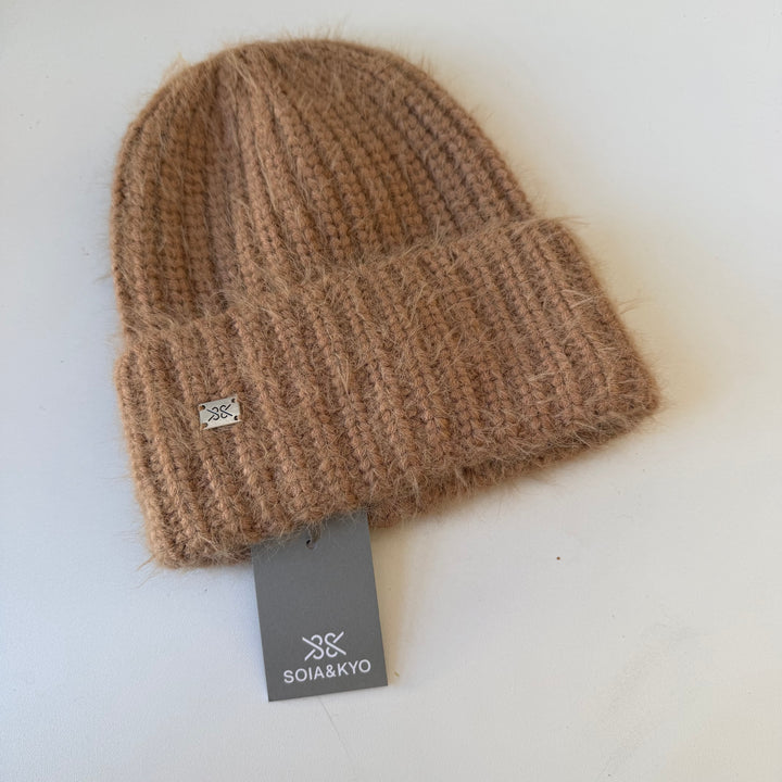 Soia & Kyo Brown Wool Hat