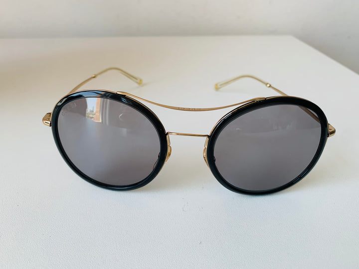 Gucci Gold & Black Sunglasses