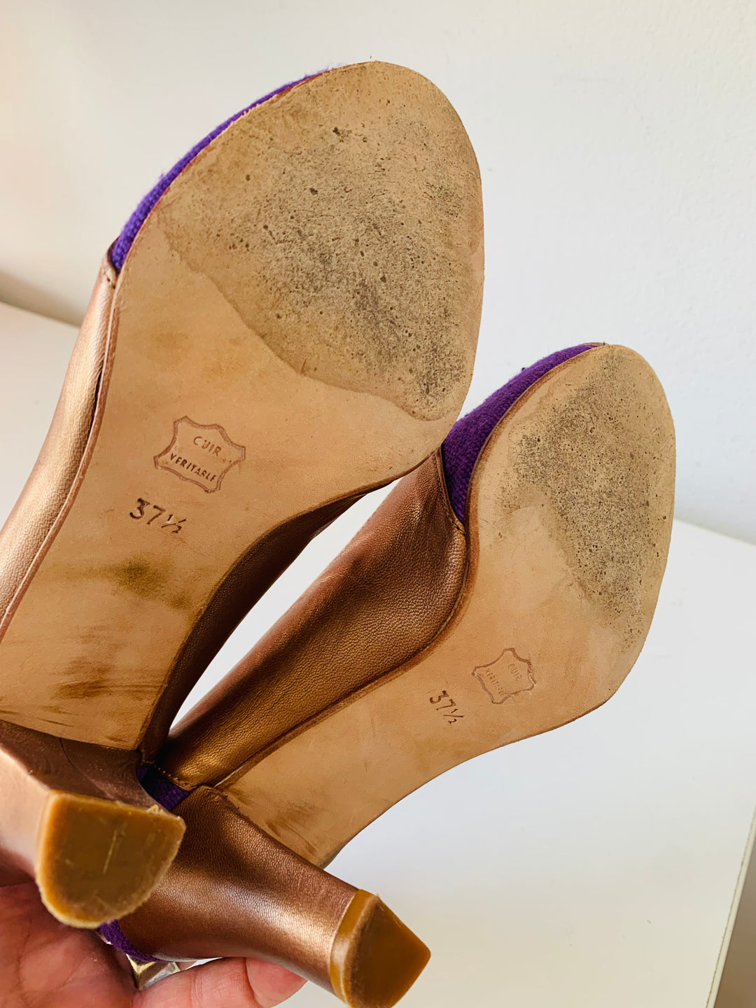 Coclico Selena Violette Peep Toe Pumps Size 37.5