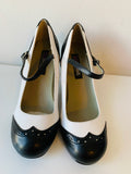 Funtasma Women’s Flapper -25 Shoe in Black & White Size 9 New