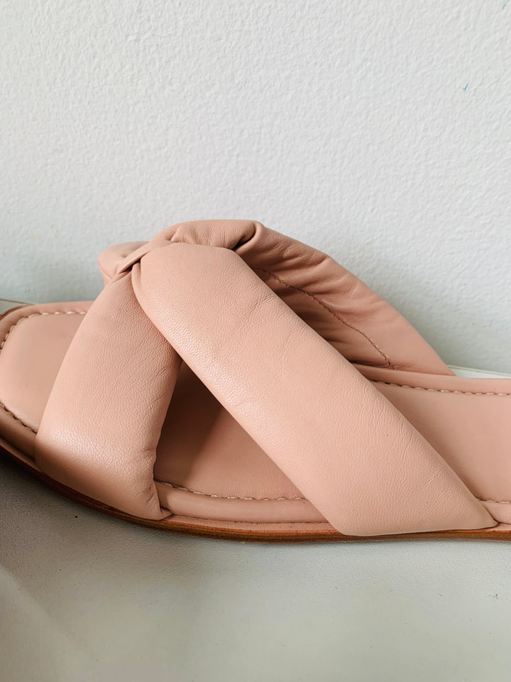 Schutz Fairy Slide Sandal In Blush Size 9.5