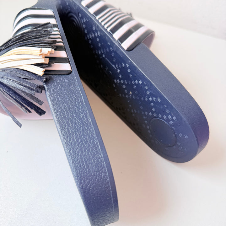 Rodebjer Gaby Slide In Navy & White Size 40 NWT