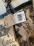 Coach Khaki Black Classic Carriage Handbag