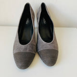 Vaneli Dank Heels in Grey Suede Size 9N