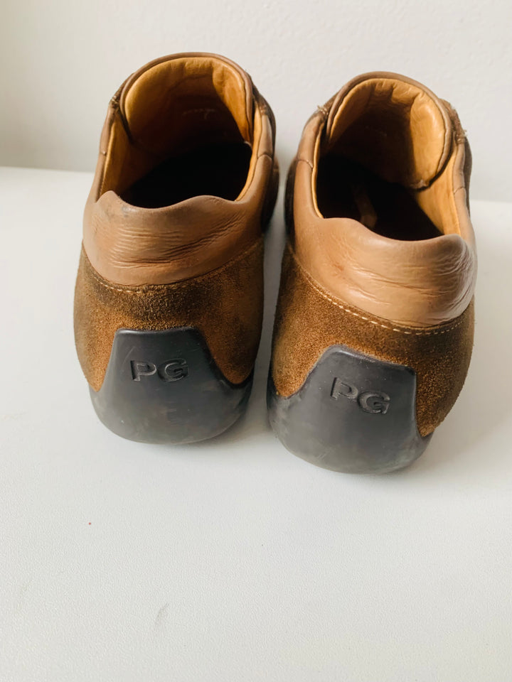 Paul Green Nisha Suede Sneaker In Tan/Brown Size 8.5 Women’s