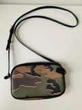 Coach Leather Camo Crossbody Hanbag