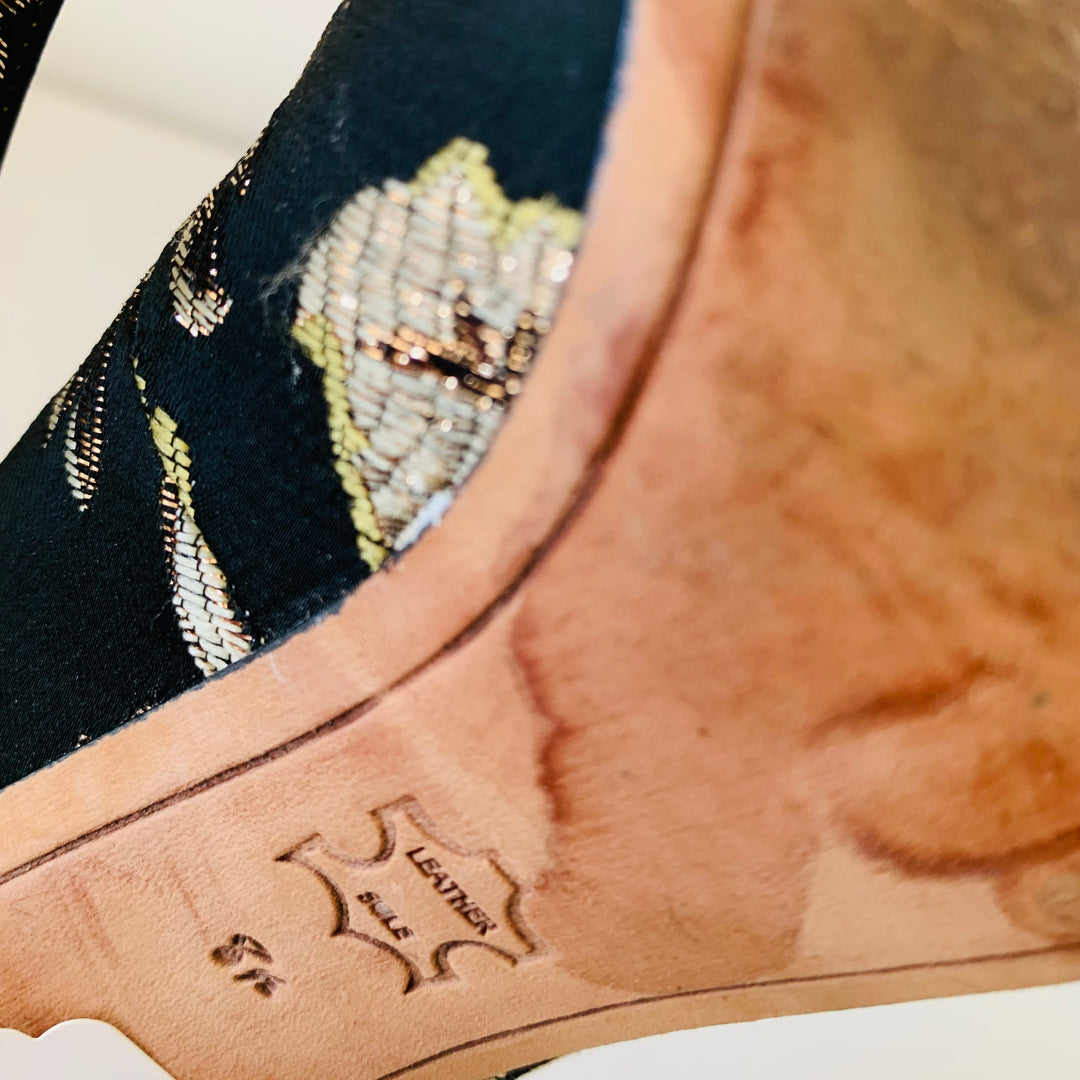 Sam Edelman Brown Tapestry Pumps Size 8.5