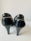 Linea Paolo Black/Cream Leather Mary Jane Spectator Pump Size 7.5 Narrow