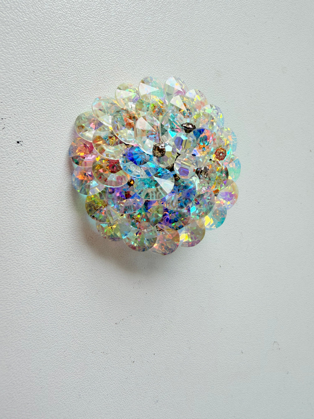 Vintage Handmade Swarovski Crystal Brooch
